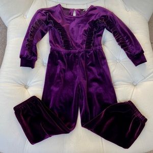 Habitual Velour Jumpsuit
